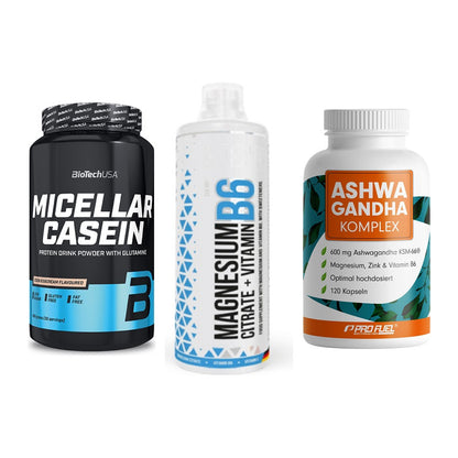 Schlaf & Erholung: BioTech Micella + MST Magnesium + ProFuel Ashwaga – alle enthaltenen Artikel
