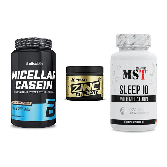 Schlaf & Erholung: BioTech Micella + Peak Zink + MST Sleep IQ – alle enthaltenen Artikel