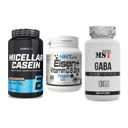 Schlaf & Erholung: BioTech Micella + NNT Eisen + MST GABA 1000mg – alle enthaltenen Artikel