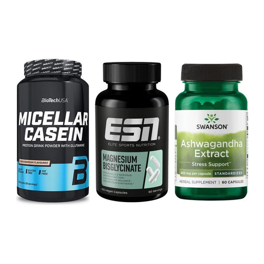 Schlaf & Erholung: BioTech Micella + ESN Magnesium + Swanson Ashwaga – alle enthaltenen Artikel
