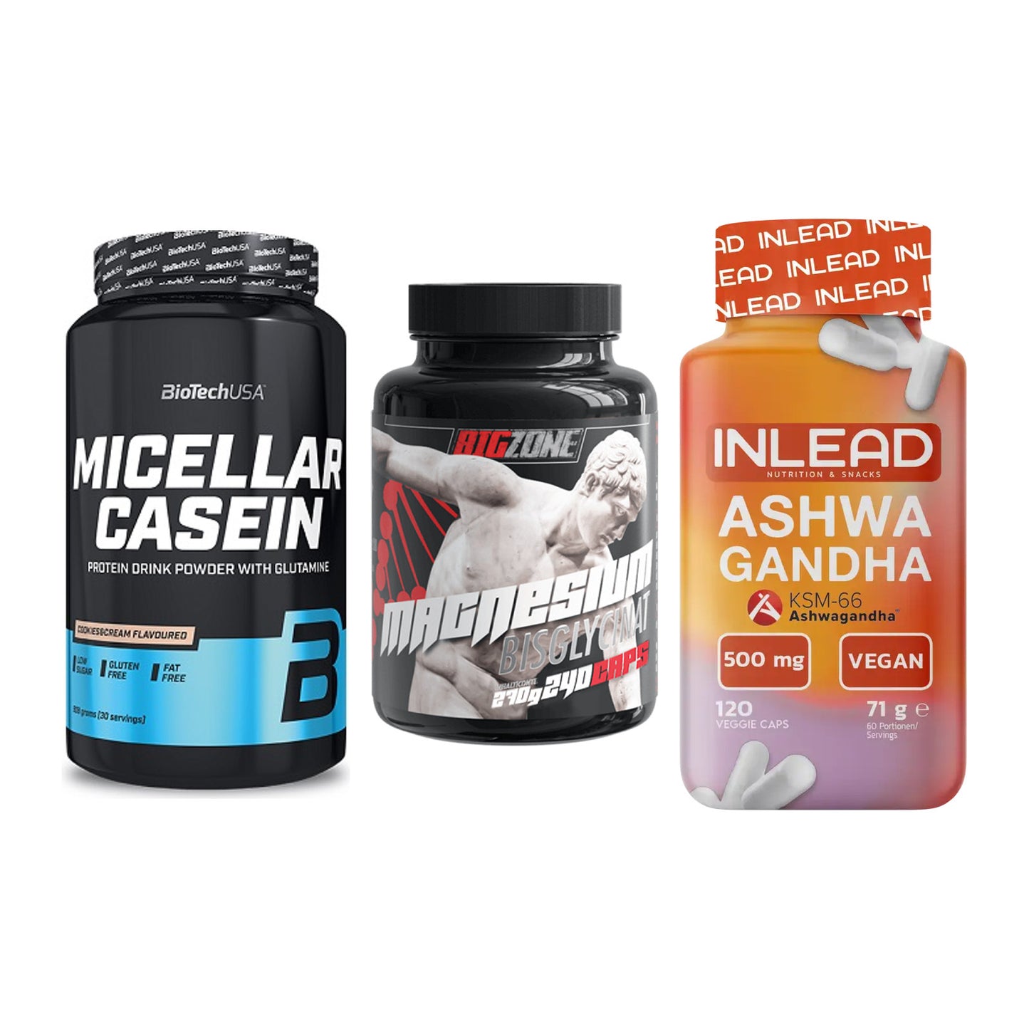 Schlaf & Erholung: BioTech Micella + Big Zone + INLEAD Ashwagan – alle enthaltenen Artikel
