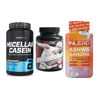 Schlaf & Erholung: BioTech Micella + Big Zone + INLEAD Ashwagan – alle enthaltenen Artikel