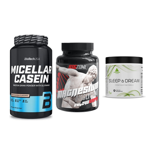 Schlaf & Erholung: BioTech Micella + Big Zone + Peak Sleep – alle enthaltenen Artikel