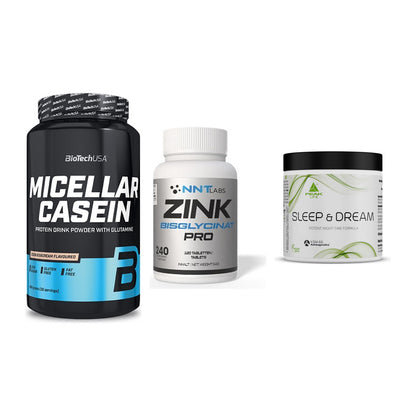 Schlaf & Erholung: BioTech Micella + NNT Zink 50mg + Peak Sleep – alle enthaltenen Artikel