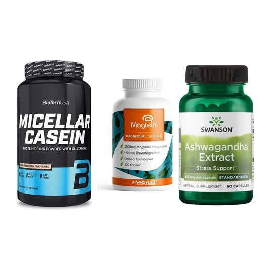 Schlaf & Erholung: BioTech Micella + ProFuel Magnesi + Swanson Ashwaga – alle enthaltenen Artikel