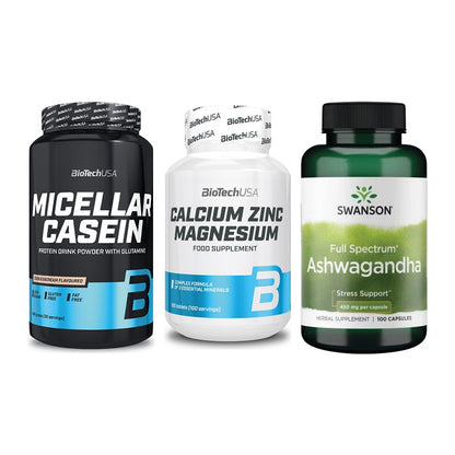 Schlaf & Erholung: BioTech Micella + BioTech Calcium + Swanson Ashwaga – alle enthaltenen Artikel
