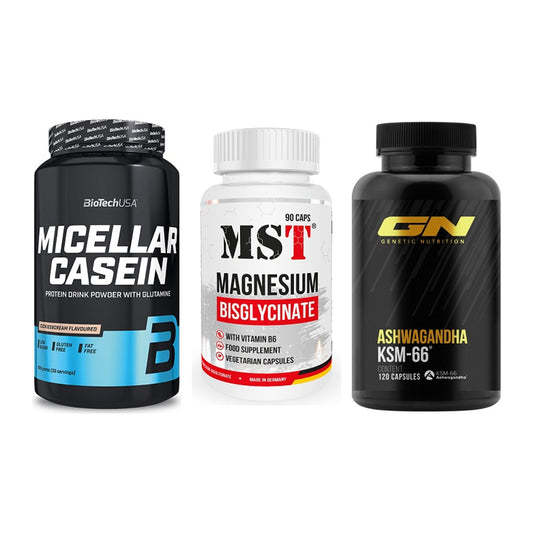 Schlaf & Erholung: BioTech Micella + MST Magnesium + GN Ashwagandha – alle enthaltenen Artikel