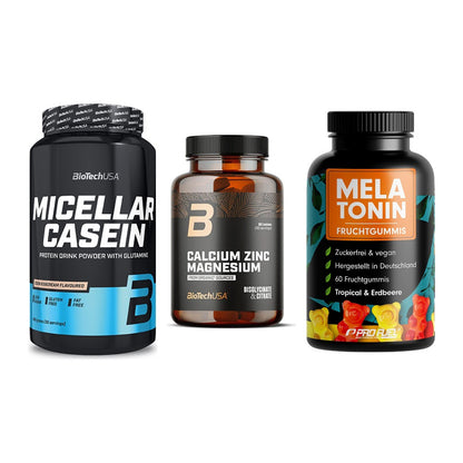 Schlaf & Erholung: BioTech Micella + BioTech Calcium + ProFuel Melaton – alle enthaltenen Artikel