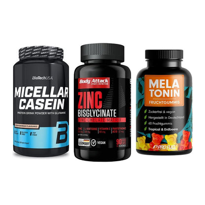 Schlaf & Erholung: BioTech Micella + Body Attack + ProFuel Melaton – alle enthaltenen Artikel