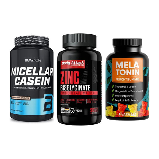 Schlaf & Erholung: BioTech Micella + Body Attack + ProFuel Melaton – alle enthaltenen Artikel