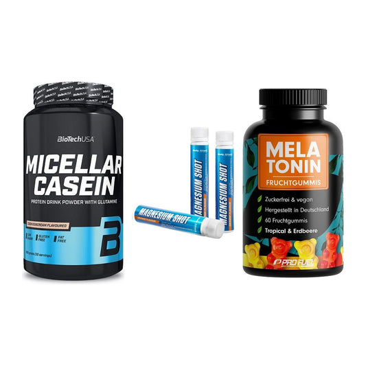 Schlaf & Erholung: BioTech Micella + Body Attack + ProFuel Melaton – alle enthaltenen Artikel