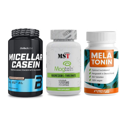 Schlaf & Erholung: BioTech Micella + MST Magnesium + ProFuel Melaton – alle enthaltenen Artikel