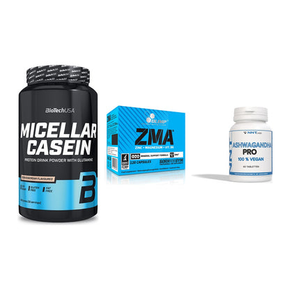 Schlaf & Erholung: BioTech Micella + Olimp ZMA + NNT Ashwagandha – alle enthaltenen Artikel