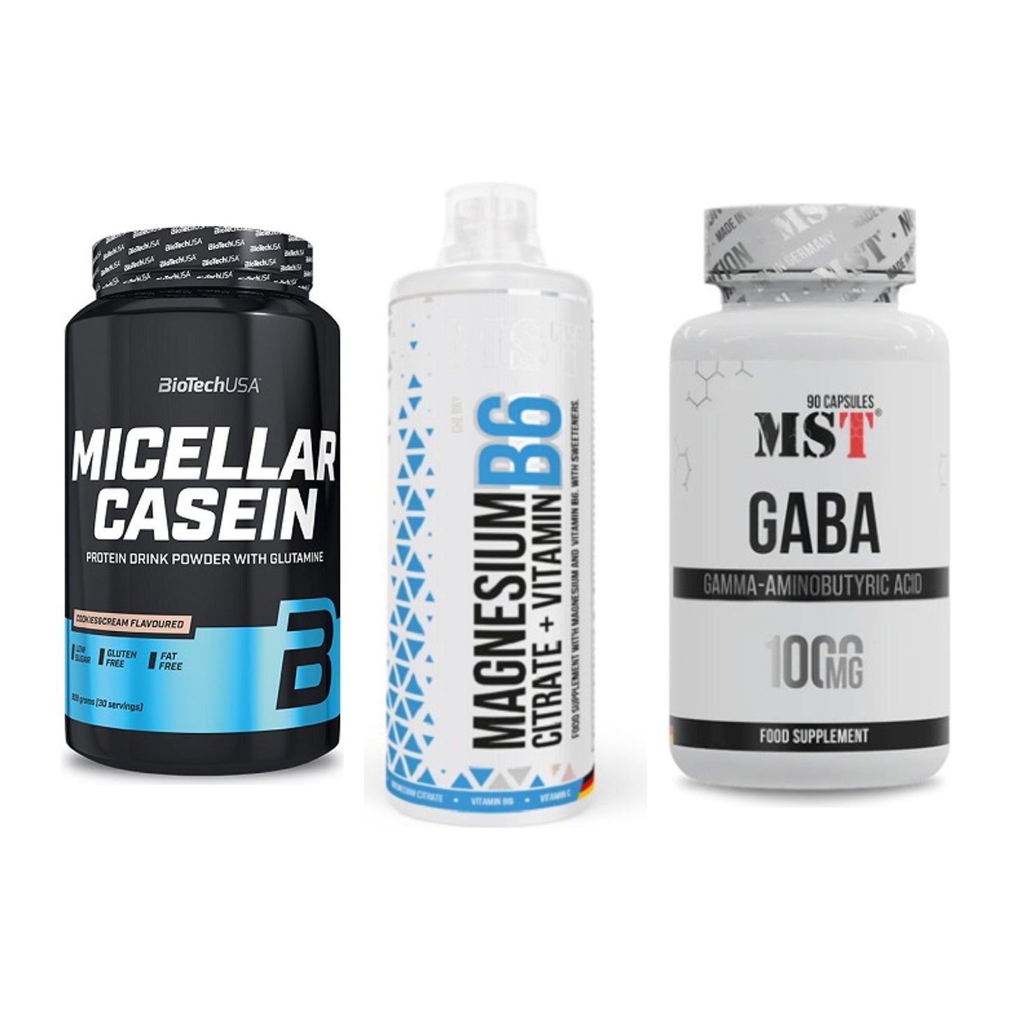 Schlaf & Erholung: BioTech Micella + MST Magnesium + MST GABA 1000mg – alle enthaltenen Artikel