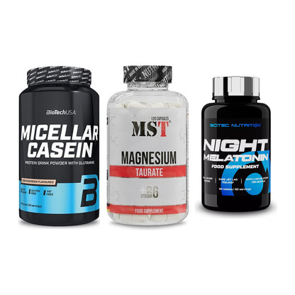 Schlaf & Erholung: BioTech Micella + MST Magnesium + Scitec Night – alle enthaltenen Artikel