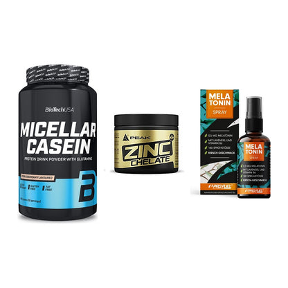 Schlaf & Erholung: BioTech Micella + Peak Zink + ProFuel Melaton – alle enthaltenen Artikel