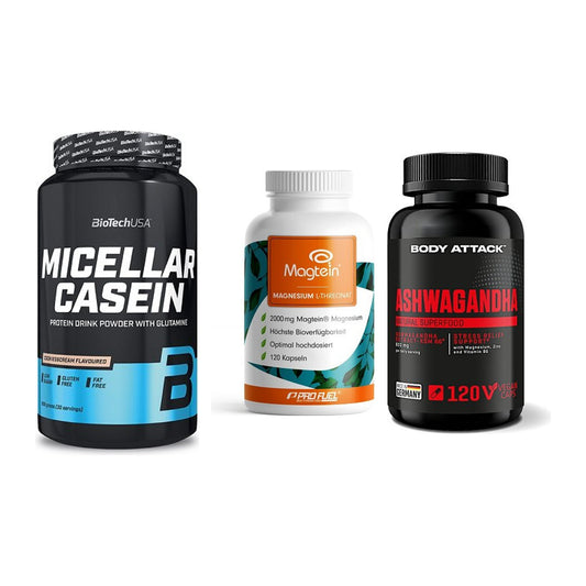 Schlaf & Erholung: BioTech Micella + ProFuel Magnesi + Body Attack – alle enthaltenen Artikel