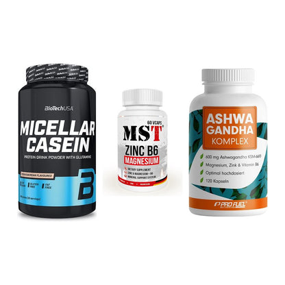 Schlaf & Erholung: BioTech Micella + MST Zinc + ProFuel Ashwaga – alle enthaltenen Artikel