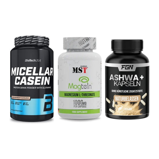 Schlaf & Erholung: BioTech Micella + MST Magnesium + FGN Ashwagandha – alle enthaltenen Artikel