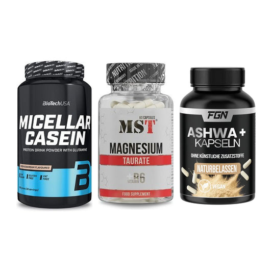 Schlaf & Erholung: BioTech Micella + MST Magnesium + FGN Ashwagandha – alle enthaltenen Artikel