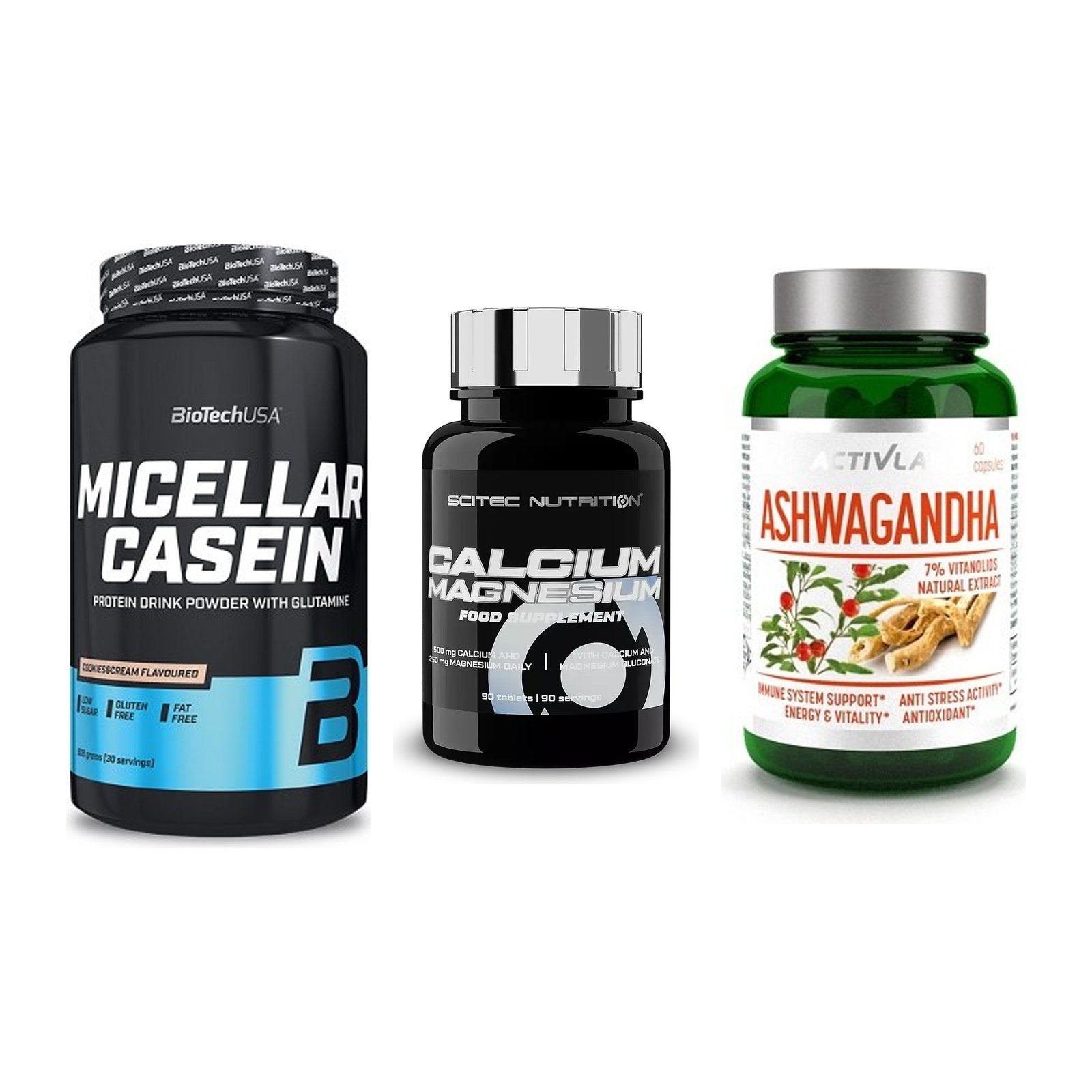 Schlaf & Erholung: BioTech Micella + Scitec Calcium + Activlab – alle enthaltenen Artikel