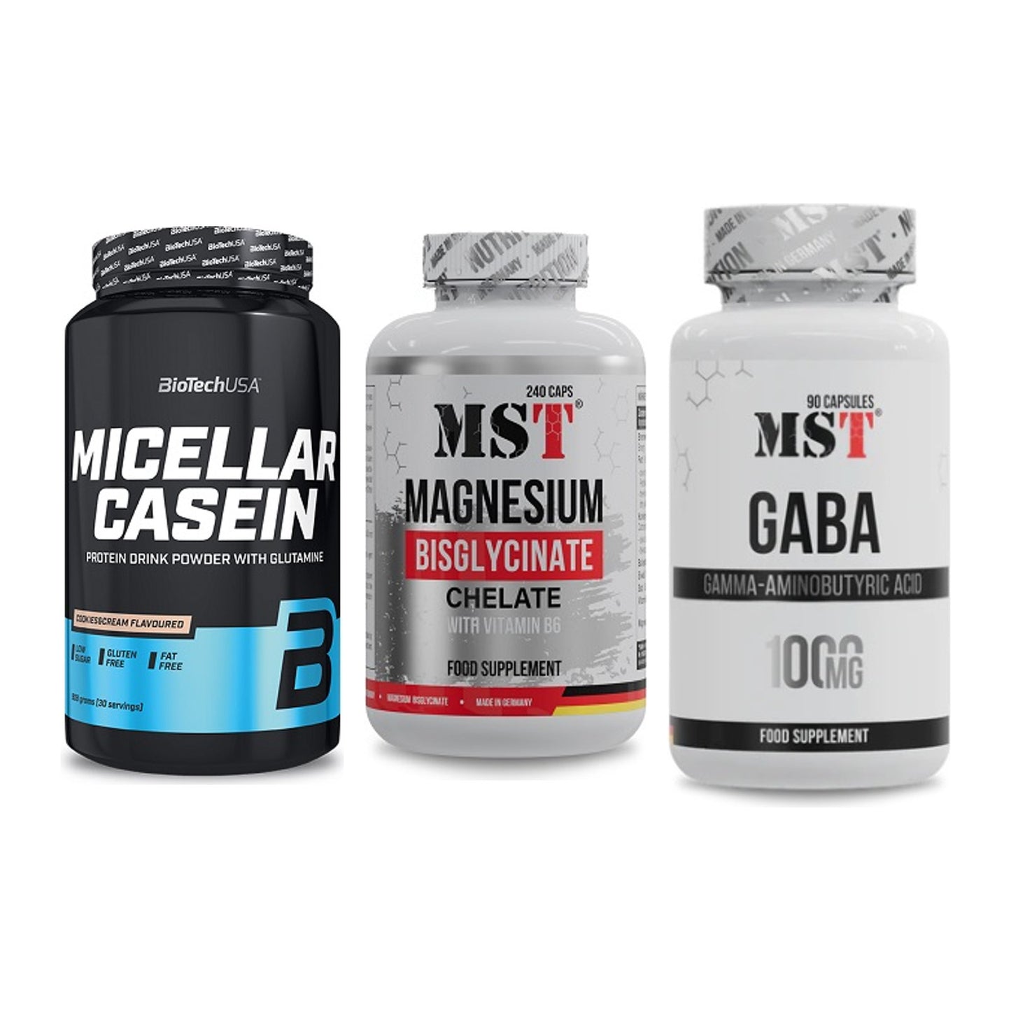 Schlaf & Erholung: BioTech Micella + MST Magnesium + MST GABA 1000mg – alle enthaltenen Artikel