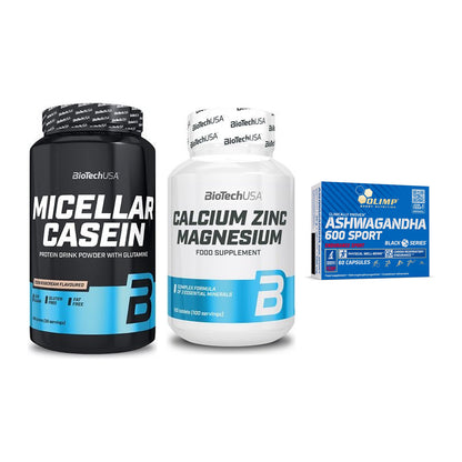 Schlaf & Erholung: BioTech Micella + BioTech Calcium + Olimp Ashwagand – alle enthaltenen Artikel