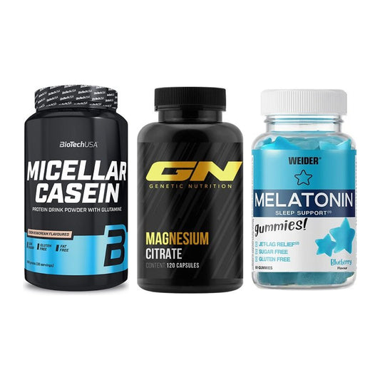 Schlaf & Erholung: BioTech Micella + GN Magnesium + Weider Melatoni – alle enthaltenen Artikel
