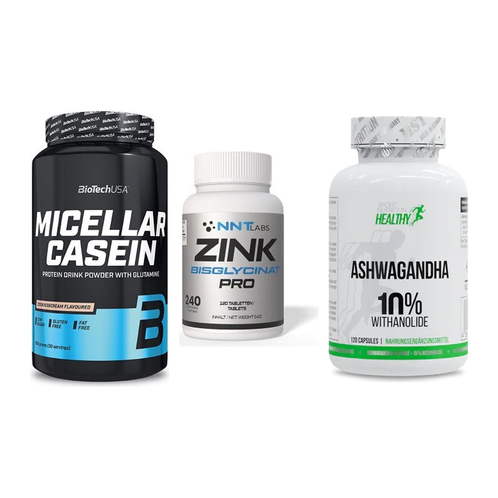 Schlaf & Erholung: BioTech Micella + NNT Zink 50mg + MST Healthy – alle enthaltenen Artikel