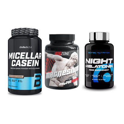 Schlaf & Erholung: BioTech Micella + Big Zone + Scitec Night – alle enthaltenen Artikel