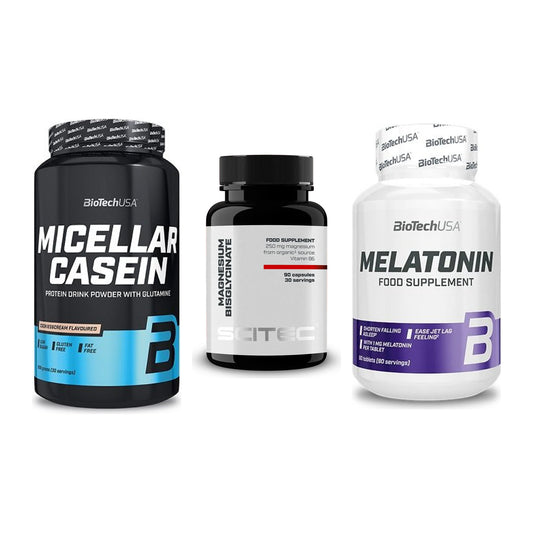 Schlaf & Erholung: BioTech Micella + Scitec Magnesiu + BioTech Melaton – alle enthaltenen Artikel