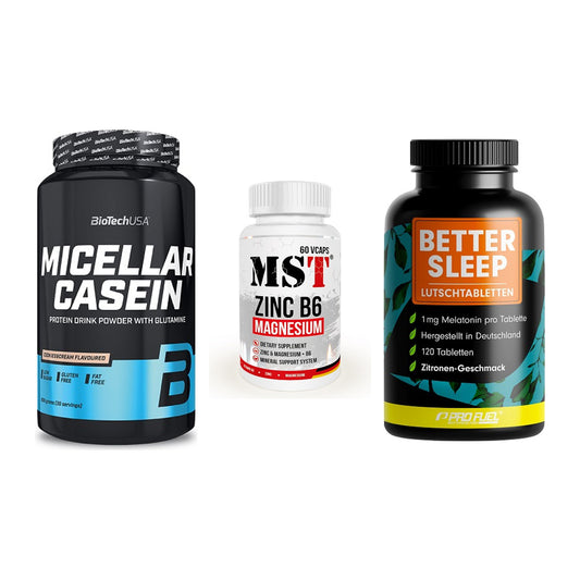 Schlaf & Erholung: BioTech Micella + MST Zinc + ProFuel Melaton – alle enthaltenen Artikel
