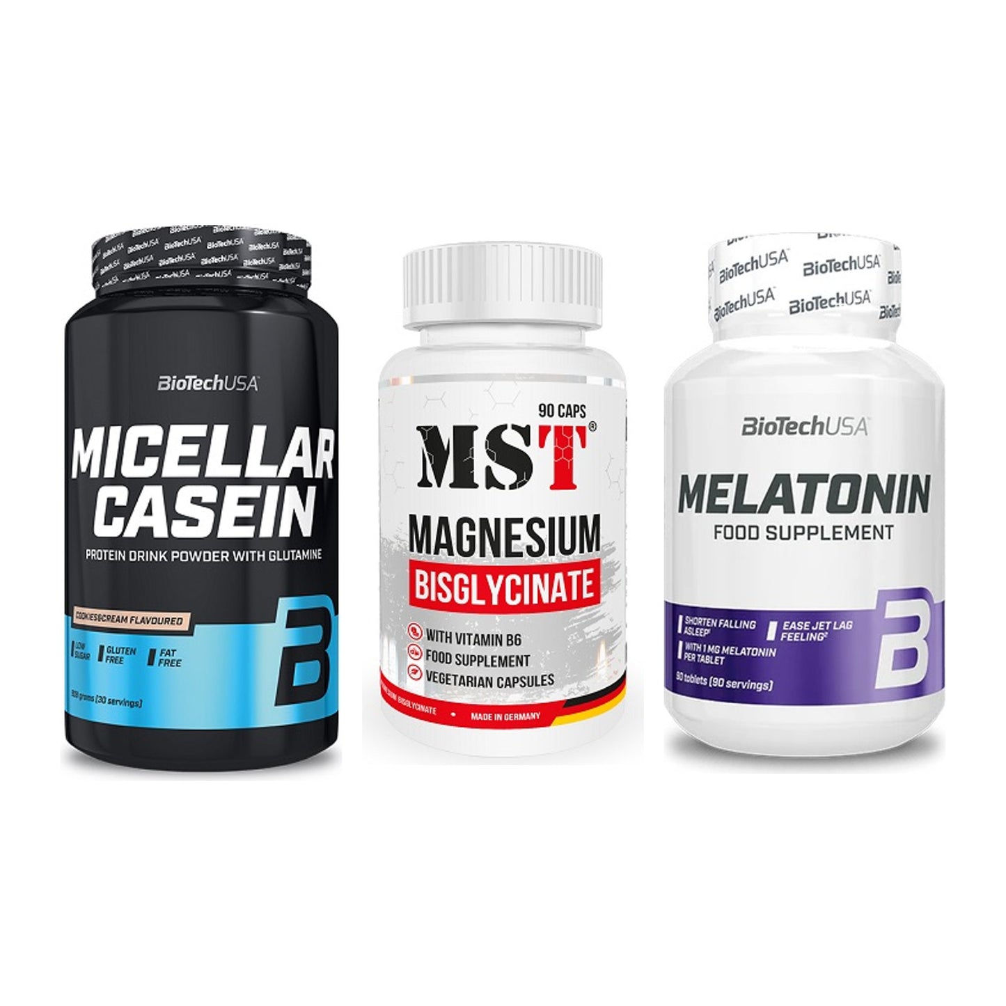 Schlaf & Erholung: BioTech Micella + MST Magnesium + BioTech Melaton – alle enthaltenen Artikel
