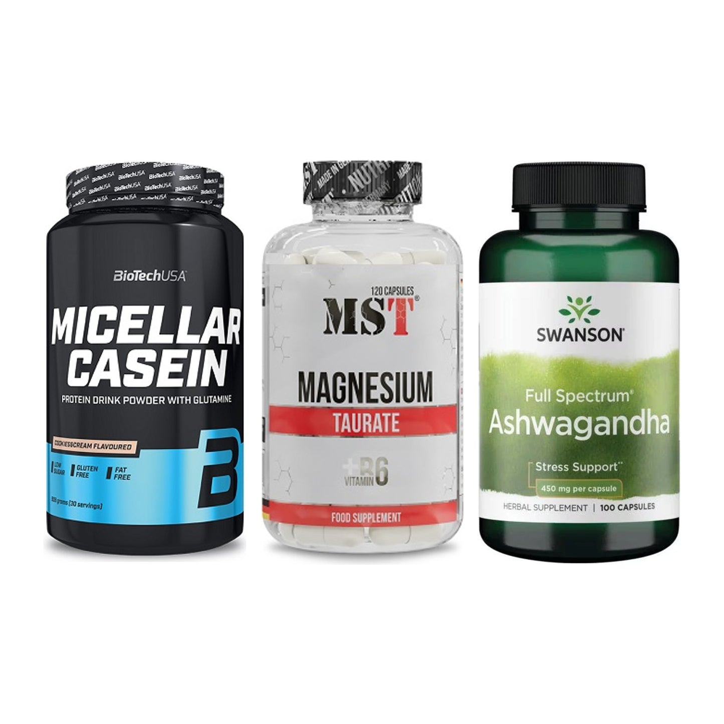 Schlaf & Erholung: BioTech Micella + MST Magnesium + Swanson Ashwaga – alle enthaltenen Artikel