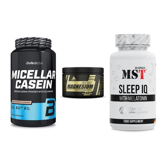 Schlaf & Erholung: BioTech Micella + Peak Magnesium + MST Sleep IQ – alle enthaltenen Artikel
