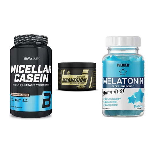 Schlaf & Erholung: BioTech Micella + Peak Magnesium + Weider Melatoni – alle enthaltenen Artikel