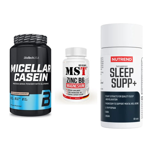 Schlaf & Erholung: BioTech Micella + MST Zinc + Nutrend Sleep – alle enthaltenen Artikel