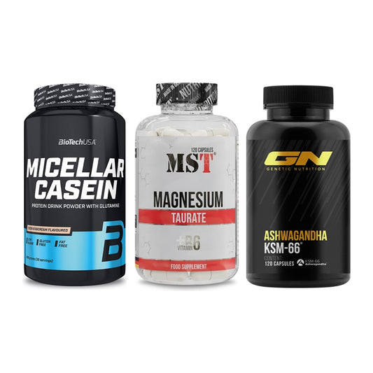 Schlaf & Erholung: BioTech Micella + MST Magnesium + GN Ashwagandha – alle enthaltenen Artikel