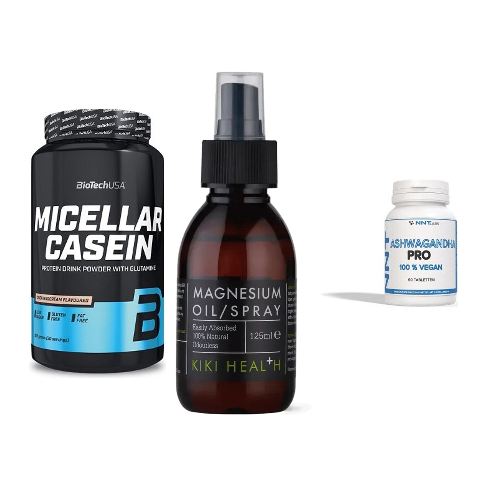 Schlaf & Erholung: BioTech Micella + KIKI Health + NNT Ashwagandha – alle enthaltenen Artikel