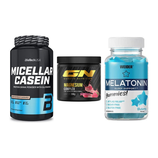 Schlaf & Erholung: BioTech Micella + GN Magnesium + Weider Melatoni – alle enthaltenen Artikel