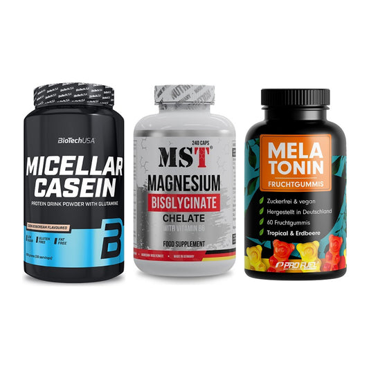 Schlaf & Erholung: BioTech Micella + MST Magnesium + ProFuel Melaton – alle enthaltenen Artikel