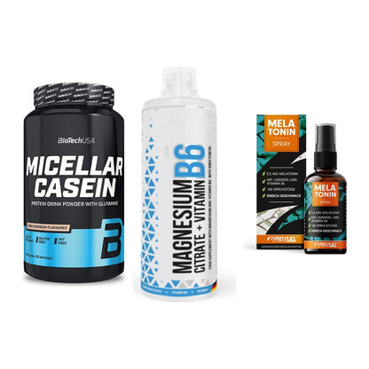 Schlaf & Erholung: BioTech Micella + MST Magnesium + ProFuel Melaton – alle enthaltenen Artikel