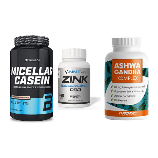 Schlaf & Erholung: BioTech Micella + NNT Zink 50mg + ProFuel Ashwaga – alle enthaltenen Artikel