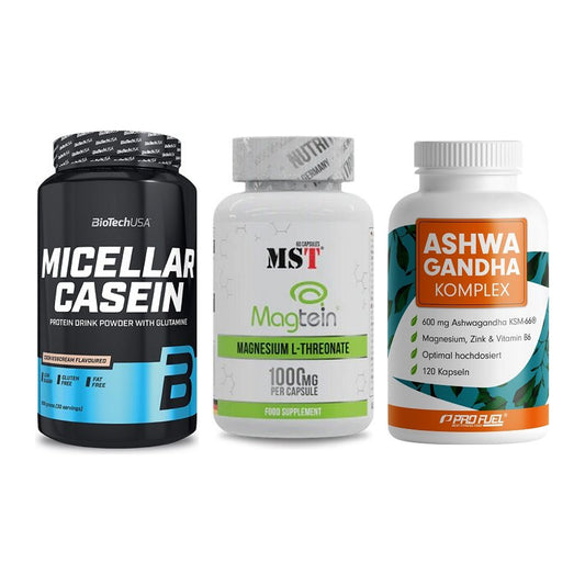 Schlaf & Erholung: BioTech Micella + MST Magnesium + ProFuel Ashwaga – alle enthaltenen Artikel