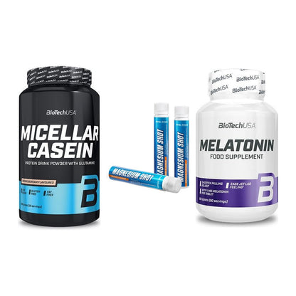Schlaf & Erholung: BioTech Micella + Body Attack + BioTech Melaton – alle enthaltenen Artikel