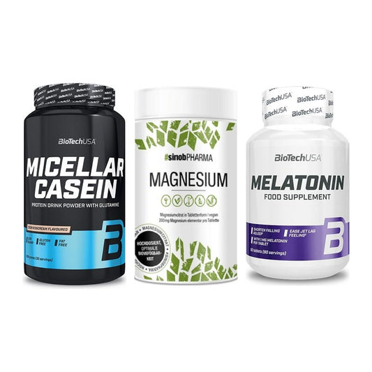 Schlaf & Erholung: BioTech Micella + Sinob Magnesium + BioTech Melaton – alle enthaltenen Artikel
