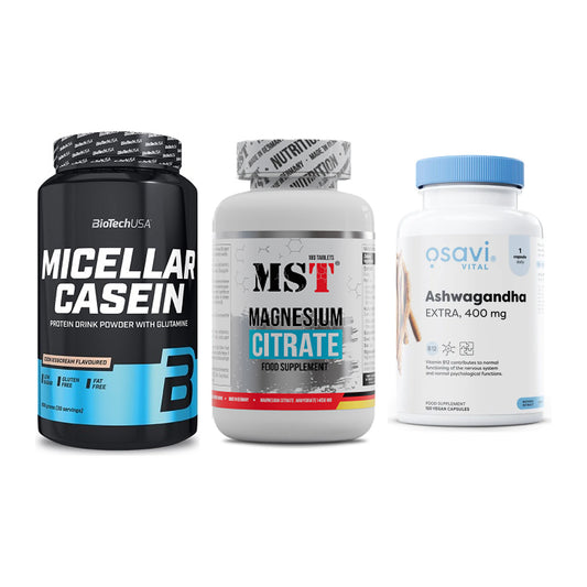 Schlaf & Erholung: BioTech Micella + MST Magnesium + Osavi Ashwagand – alle enthaltenen Artikel