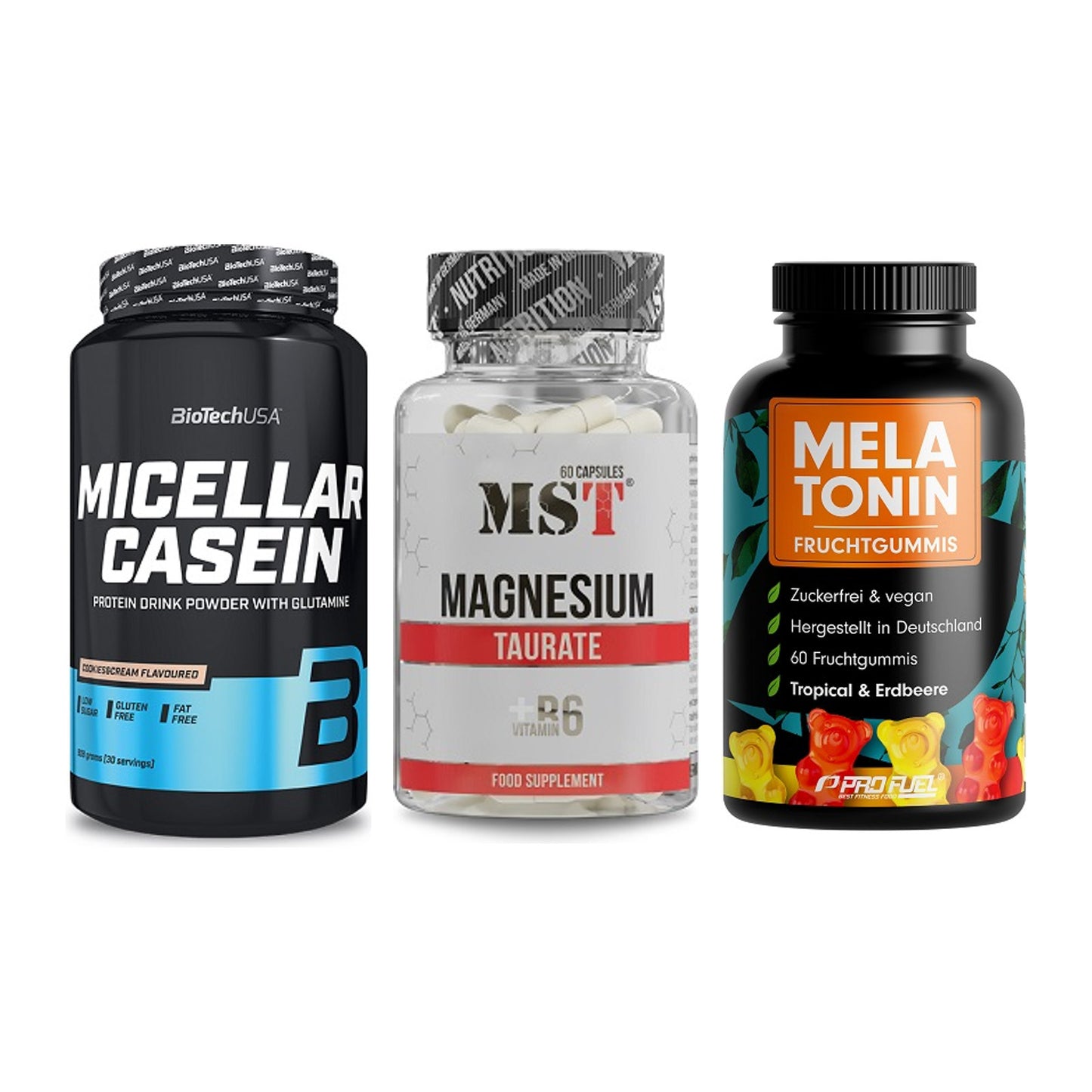 Schlaf & Erholung: BioTech Micella + MST Magnesium + ProFuel Melaton – alle enthaltenen Artikel