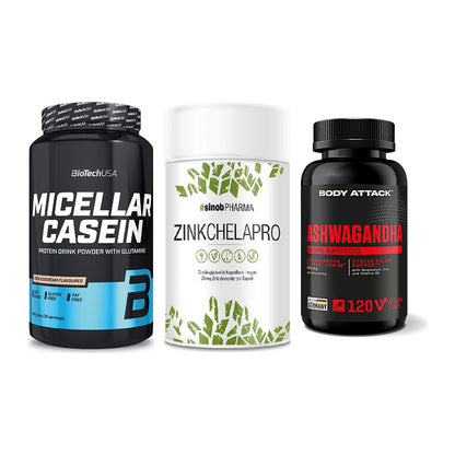 Schlaf & Erholung: BioTech Micella + Sinob Zink + Body Attack – alle enthaltenen Artikel