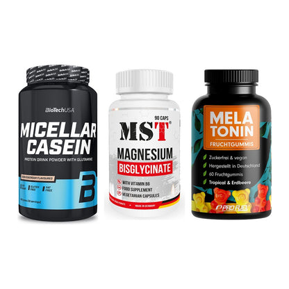 Schlaf & Erholung: BioTech Micella + MST Magnesium + ProFuel Melaton – alle enthaltenen Artikel